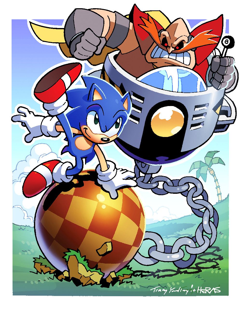 sonic vs eggman